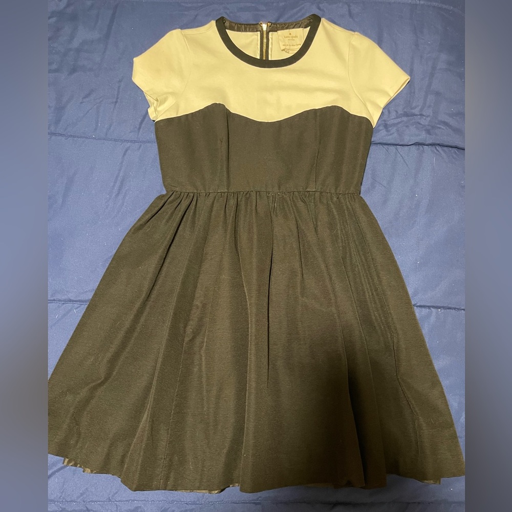 Black and Off White Kate Spade Party Dress